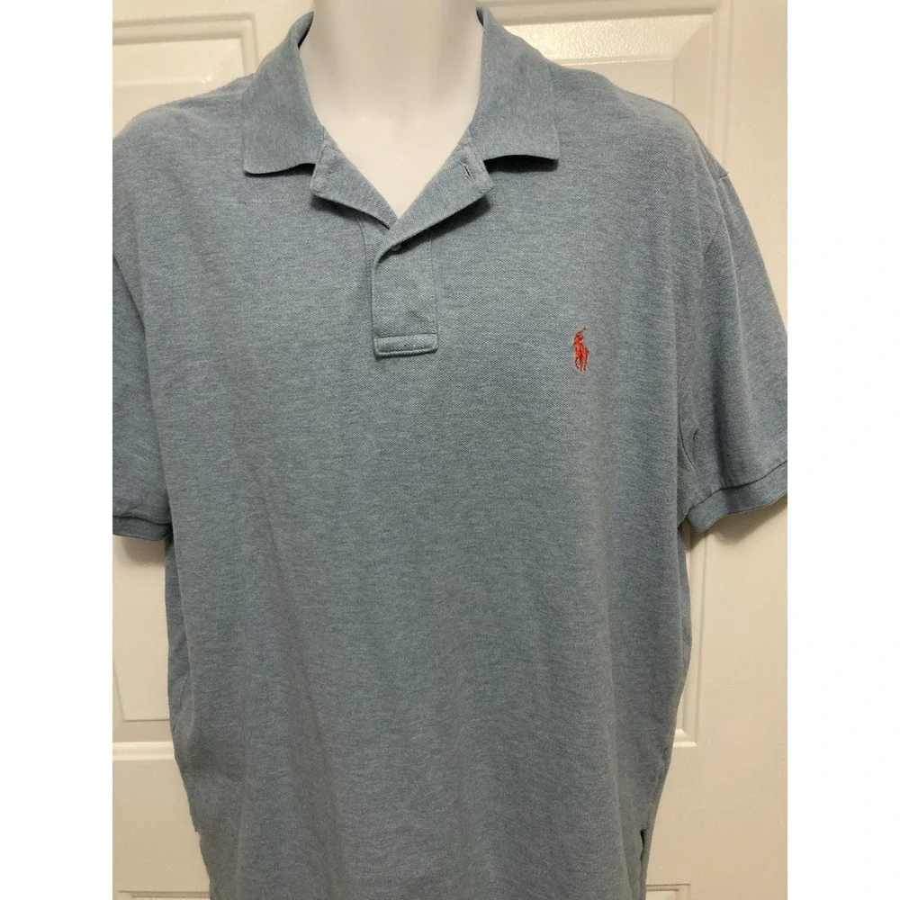 Polo Ralph Lauren Light Blue Men’s Size XL Short‎ Sleeve Classic Shirt Logo Pony